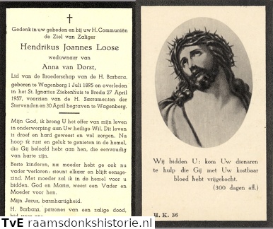 Hendrikus Joannes Loose Anna van Dorst