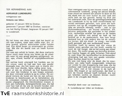 Adrianus Lunenburg Antonia van Uden