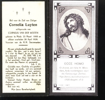 Cornelia Luyten Cornelis van der Westen