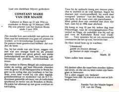 Constant Marie van der Maade priester