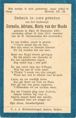 Cornelia Adriana Maria van der Maade