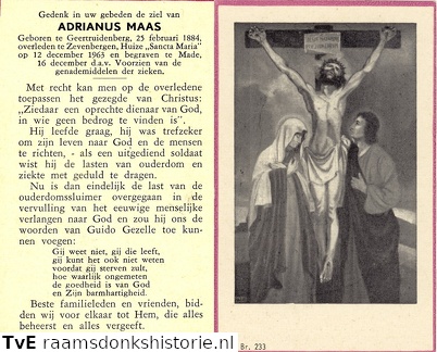 Adrianus Maas