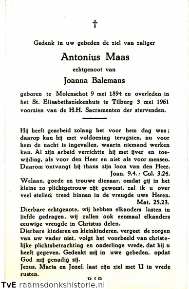 Antonius Maas  Joanna Balemans