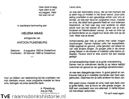 Helena Maas Antoon Pijnenburg