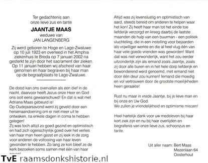 Jaantje Maas Jan Langenberg