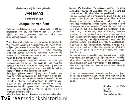 Jan Maas Jacqueline van Peer