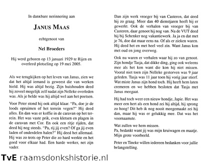 Janus Maas Nel Broeders