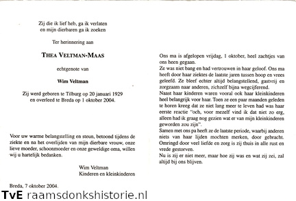 Thea Maas Wim Veltman