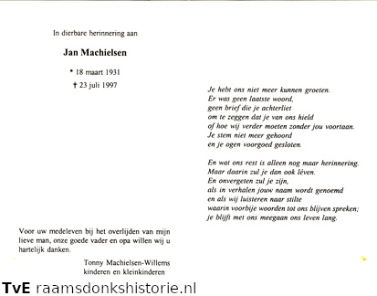 Jan Machielsen Tonny Willems