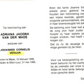Adriana Jacoba van der Made Johannes Cornelis Veraar