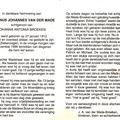 Adrianus Johannes van der Made Johanna Antonia Broeken