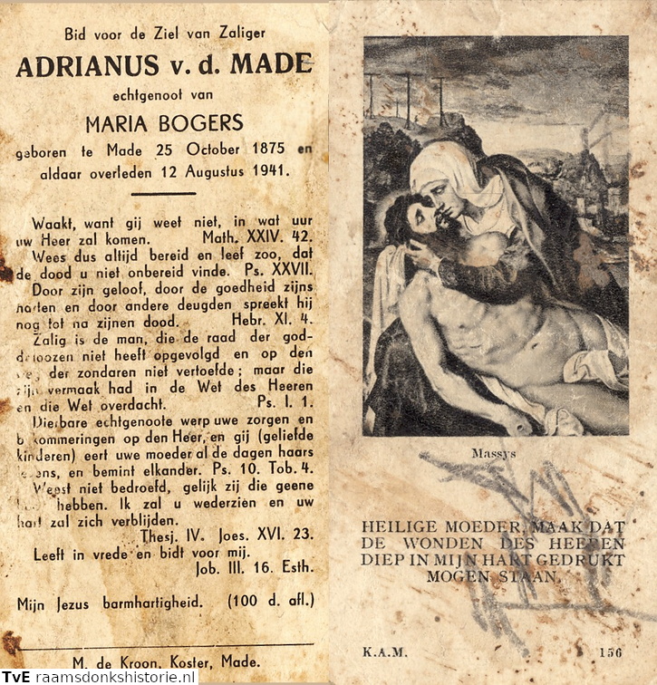 Adrianus van der Made Maria Bogers