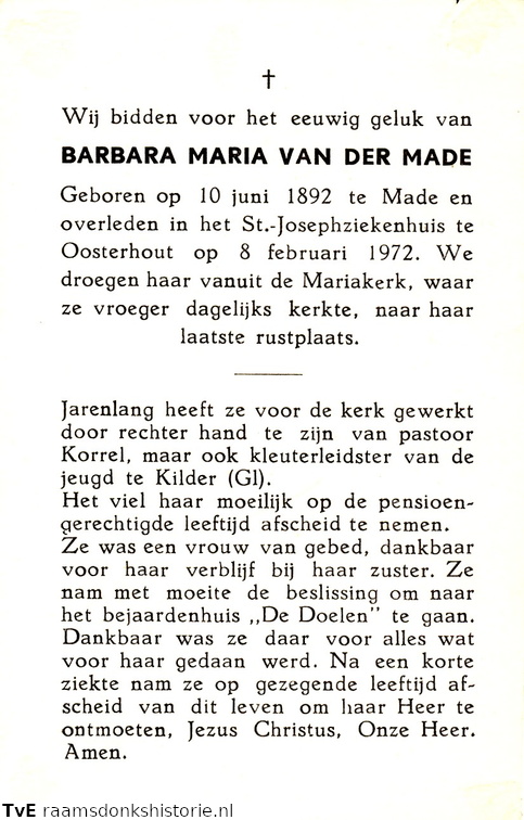 Barbara Maria van der Made