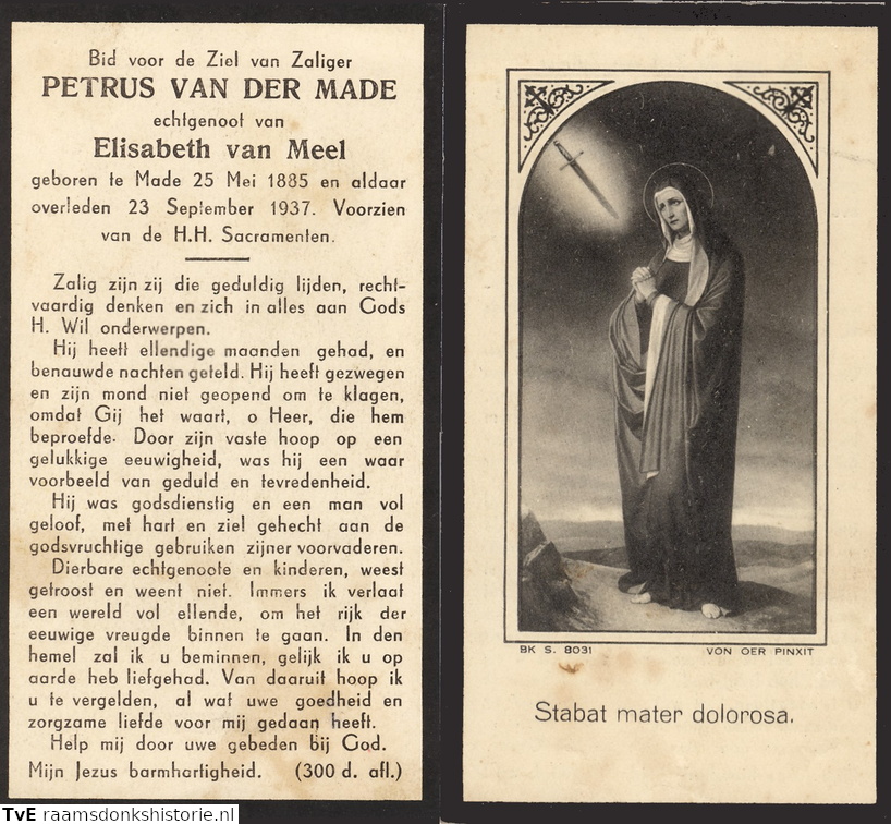 Petrus van der Made Elisabeth van Meel