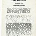 Johan Marcelissen Gerardina Biemans