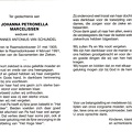Johanna Petronella Marcelissen Johannes Antonius van Schijndel