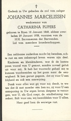 Johannes Marcelissen Catharina Pijpers
