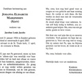 Johanna Elisbeth Marijnissen Jacobus Louis Jacobs