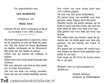 Jan Martens Marie Aerts