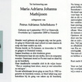 Maria Adriana Johanna Mathijssen Petrus Adrianus Schellekens