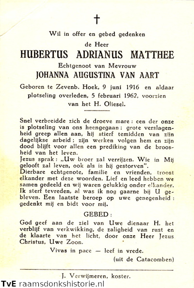 Hubertus Adrianus Matthee Johanna Augustina van Aart