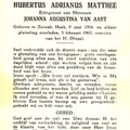 Hubertus Adrianus Matthee Johanna Augustina van Aart