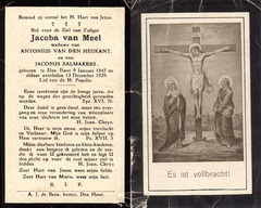 Jacoba van Meel Antonius van den Heijkant  Jacobus Balmakers