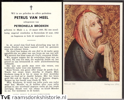 Petrus van Meel Petronella Broeken