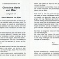 Christina Maria  Meer van Petrus Marinus van Rijen