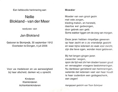 Nellie van der Meer Jan Blokland