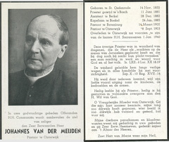 Johannes van der Meijden priester