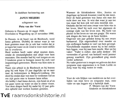 Janus Meijers Pieta van der Vorst