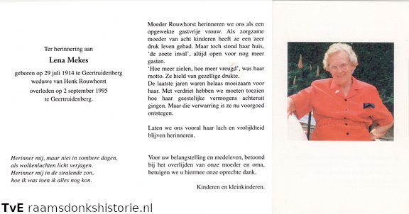 Lena Mekes Henk Rouwhorst