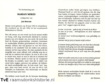Marian Mekes Jan Besems