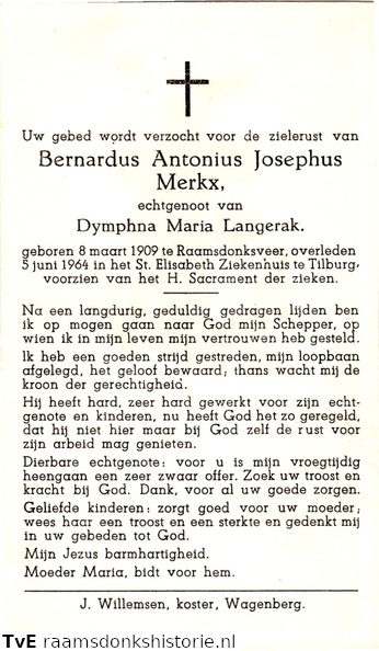Bernardus Antonius Josephus Merkx Dymphna Maria Langerak