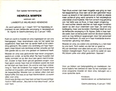 Henrica Mimpen Lambertus Wilhelmus Henskens