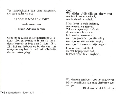 Jacobus Moerenhout Maria Adriana Jansen