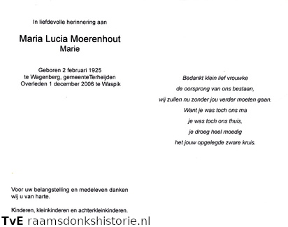 Maria Lucia Moerenhout