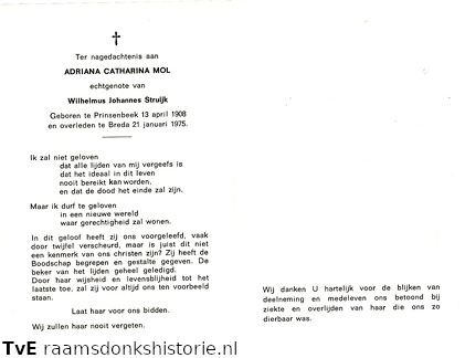 Adriana Catharina Mol Wilhelmus Johannes Struijk