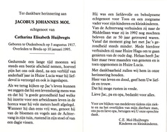 Jacobus Johannes Mol Catharina Elisabeth Huijbregts