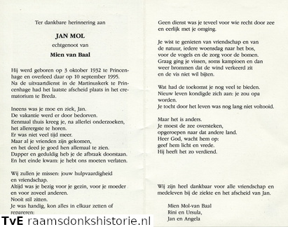 Jan Mol Mien van Baal