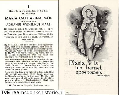 Maria Catharina Mol Adrianus Wilhelmus Maas