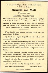 Hendrik van Moll Martha Versluysen