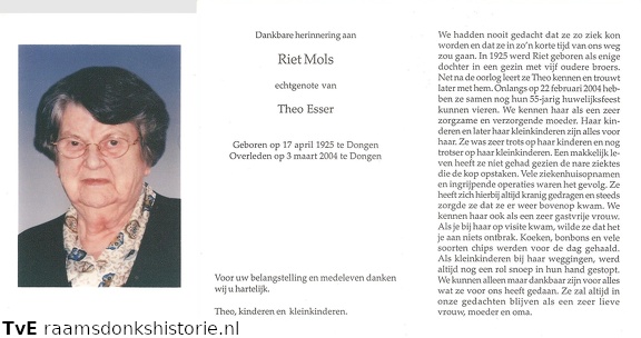 Riet Mols Theo Esser
