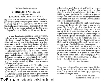 Cornelis van Mook Johanna Adriana Rullens