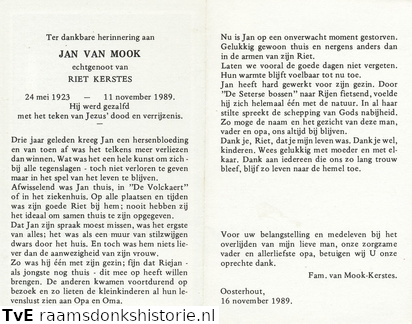 Jan van Mook Riet Kerstes