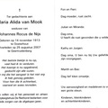 Maria Alida van Mook Johannes Rocus de Nijs