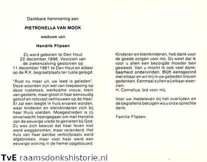 Pietronella van Mook Hendrik Flipsen