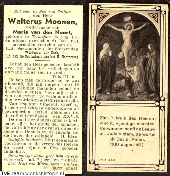 Walterus Moonen Maria van den Noort