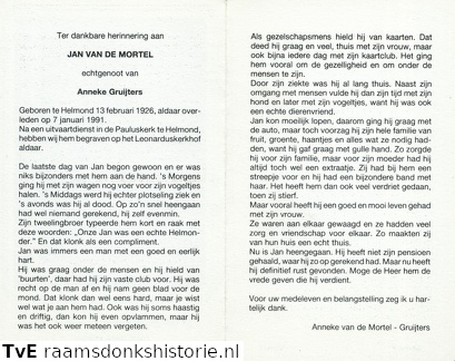 Jan van de Mortel Anneke Gruijters